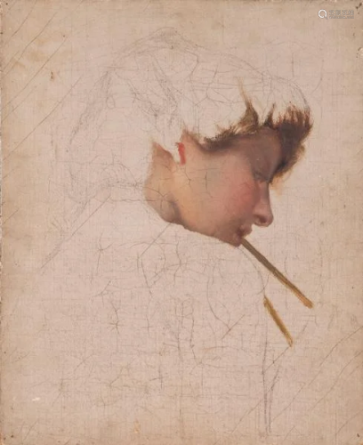 CARLOS PELLICER I ROUVIERE - sketch for portrait