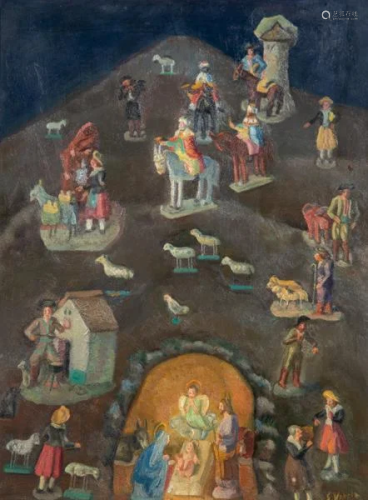 EMILIO VARELA - Nativity scene