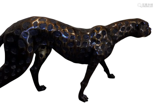 LARGE BRONZE CHEETAH