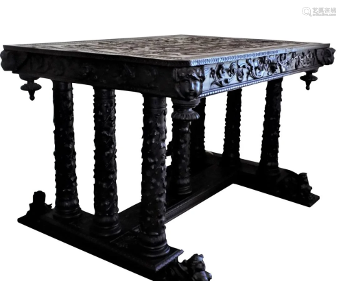 LATE 18TH CENTURY TABLE IN 16TH CENTURY STYLE
