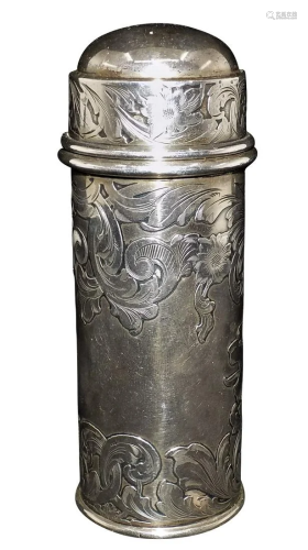 ANTIQUE STERLING SILVER CONTAINER