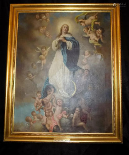 ASCENSION OF THE VIRGIN PAINTING