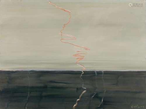 王川（b.1953） 2006年作 心海之六 2006 布面 油画