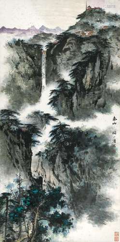 陶一清（1914-1986） 泰山 镜心 设色纸本