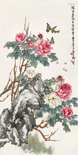 柳滨（1887-1945 ） 壬午（1942年）作 富贵春风 镜心 设色纸本