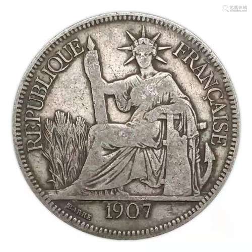 1907坐洋币