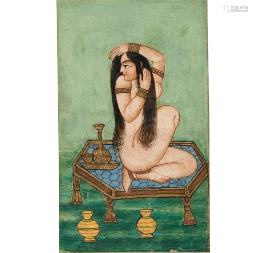 Indo-Persian painting, female nude