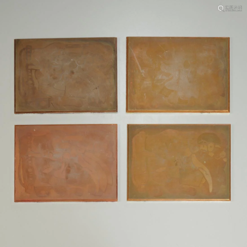 Fernand Leger, copper printing plates