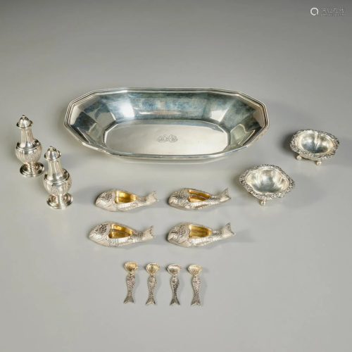 Tiffany & Co. sterling silver tableware group