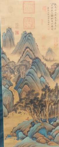 The Piture of Landscape Painted by Wang Shimin