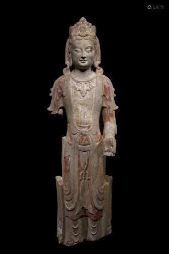 Bodhisattva Statue in Northern Qi Dynasty
