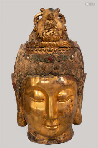 Copper and Gold Buddha