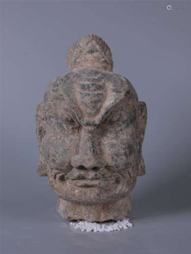 Bluestone Buddha Head