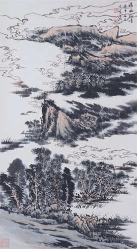 The Picture of Landscape Painted by Lu Yanshao