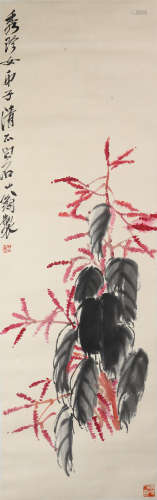 The Picture of Floral Painted by Qi Baishi
