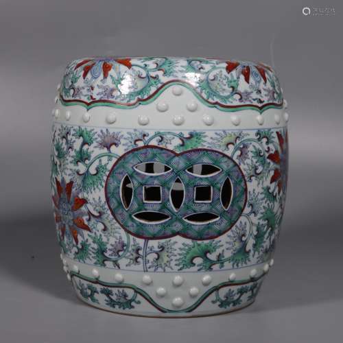 Clashing Color Porcelain Block with the Pattern of Wrapped F...