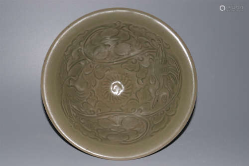 Yao Zhou Kiln Carved Bowl