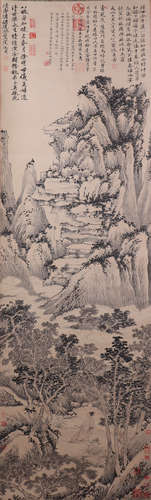 The Picture of Landscape Painted by Shen Zhou