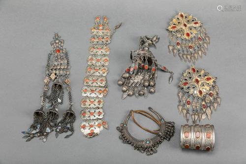 Lot of South Eastern Folk Art Jewellery