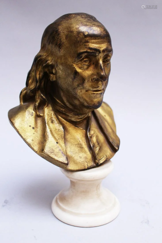 Benjamin Franklin (1706-1790) bust