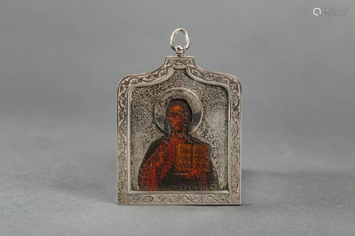 Russian medallion icon