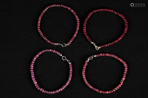 Five Rubies bracelets