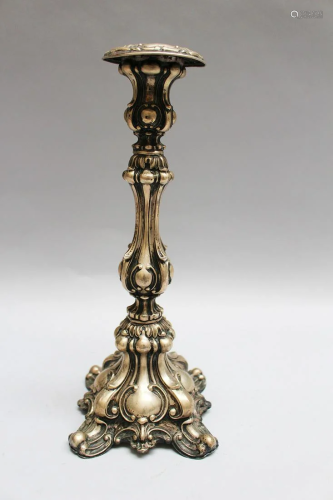 Silver candle stick