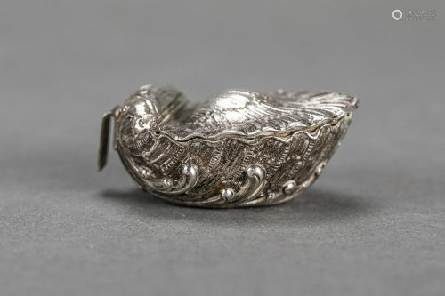 French 18th Century silver box