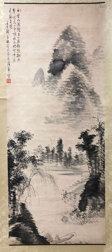 蒲華 山水