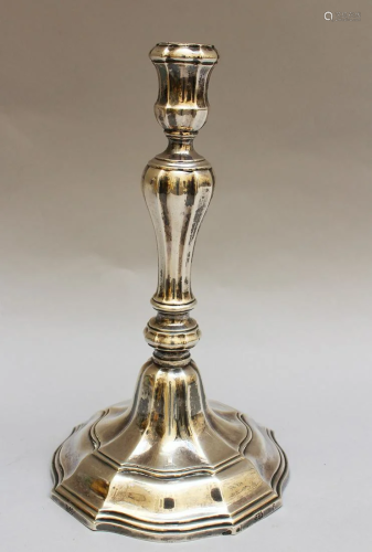 Silver candle stick