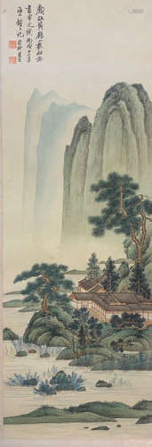 謝稚柳 山水