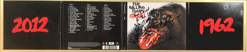 Rolling Stones. Signature of Mick Jagger e Keith