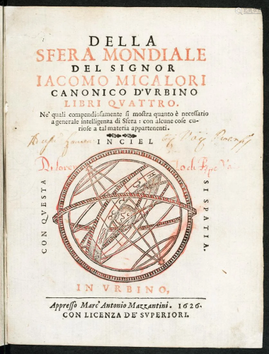 GALILEO-MICALORI. Della Sfera Mondiale Libri Quattro.