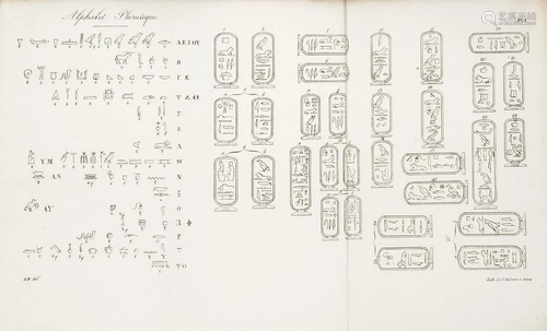 Egypt. SALT. Essai sur le syst�me des hi�roglyphes