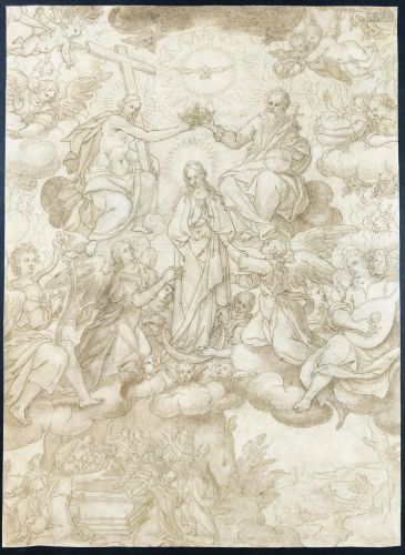 CASOLANI. Coronation of the Virgin with Angels and