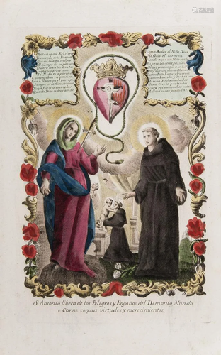 Popular Print. REMONDINI. Madonna Addolorata e S.