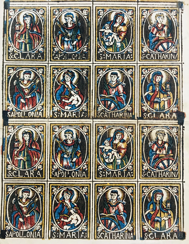 Popular Print. Imagerie di Chartres. Immagini sacre.