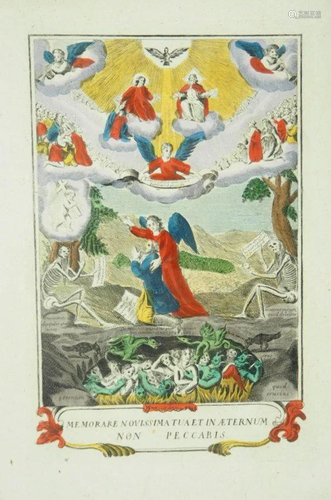 Popular Print. REMONDINI. La danza Macabra. Memorare