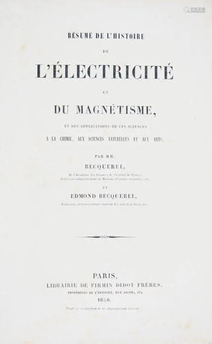 Electricity. AA.VV. R�sum� de l�Histoire de