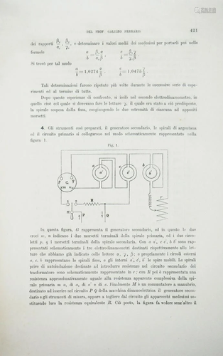 Physics. FERRARIS. Gruppo di 4 dissertazioni estratte