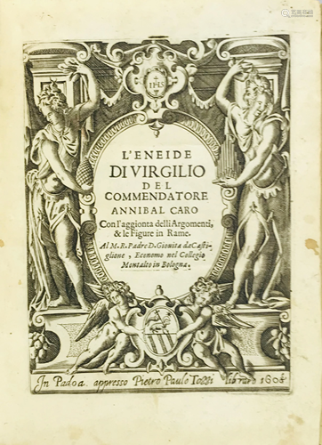 VIRGILIUS. L�Eneide di Virgilio del commendatore