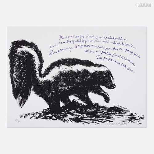 Raymond Pettibon, Untitled (It's Scent on My Brush...)