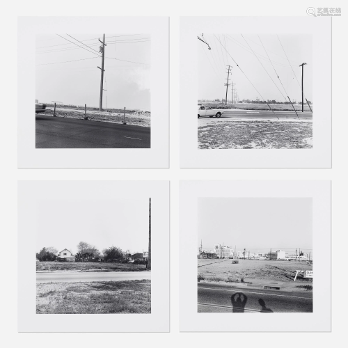 Ed Ruscha, Vacant Lots (four works)