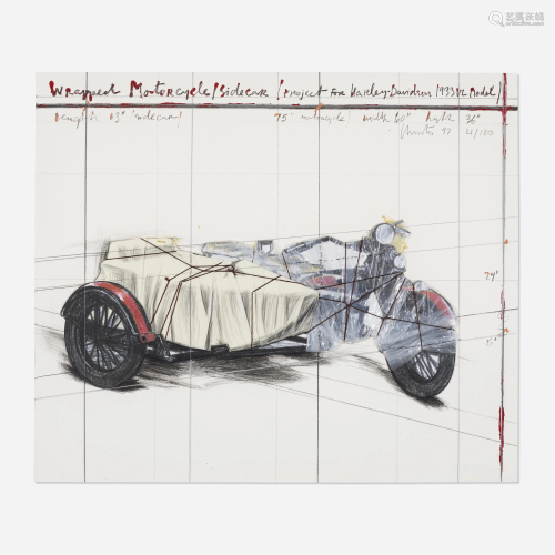 Christo and Jeanne-Claude, Wrapped Motorcycle/Sidecar
