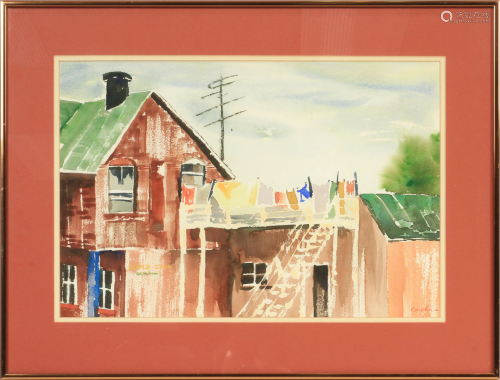 RAWLINS, WATERCOLOR ON PAPER, H 14
