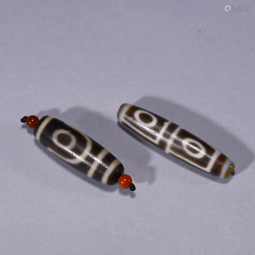 Two Dzi Beads