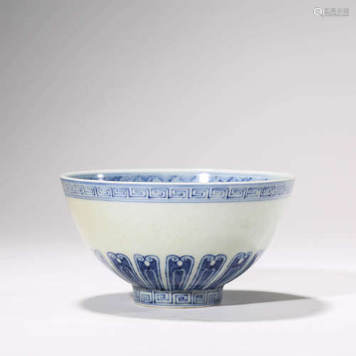 A Blue And White Porcelain Bowl