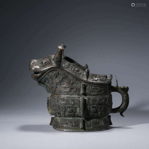 An Archaistic Bronze Vessel Gong