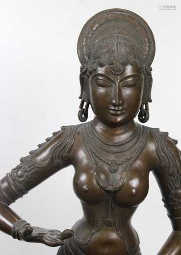 South Asian copper bronze Buddha Large