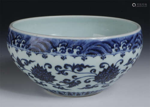 Fine Chinese Blue and White Porcelain Bowl